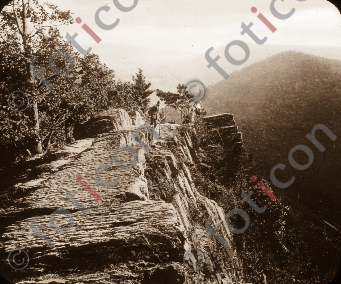 Griesbachfelsen I Griesbach cliff - Foto foticon-simon-169-026-sw.jpg | foticon.de - Bilddatenbank für Motive aus Geschichte und Kultur